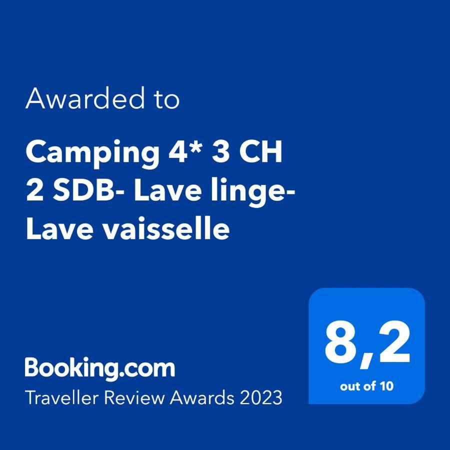 Camping 4* 3 Ch 2 Sdb- Lave Linge- Lave Vaisselle Onzain Zewnętrze zdjęcie